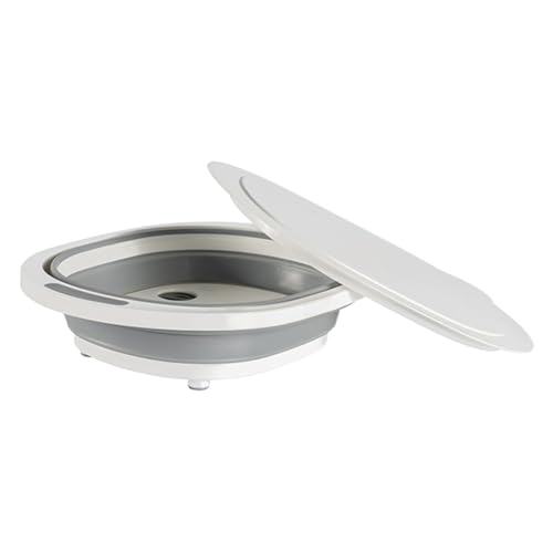 Tabla De Cortar Para Camping - Superficies de Corte para Cocina - Con Tapa Y Escurridor 9L Para Alimentos Cocina Exterior Acampada Barbacoa