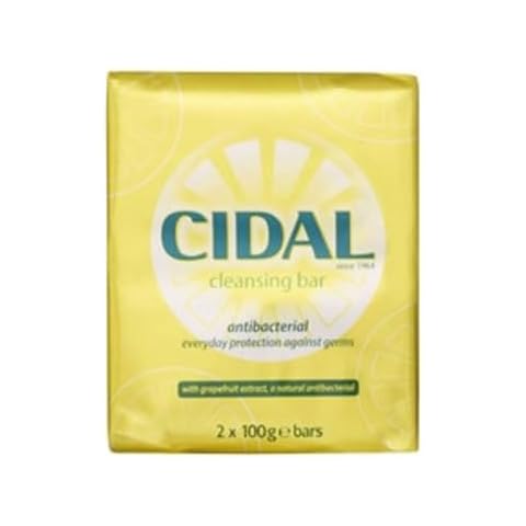Cidal Antibacterial Soap with Grapefruit Extract - 2 Bars Cover
