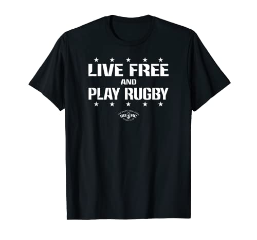 Brutal Gentlemen Rugby Club LIVE FREE and PLAY RUGBY T-Shirt