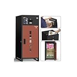 【135L大容量/複数投函/ポスト一体型】宅配ボックス 屋外 防水 宅配BOX 置き配 郵便受け 大型荷物対応 戸建て用 組立不要 両開扉 小窓設計 盗難防止 個人宅 簡単設置 印鑑ホルダー/案内ステッカー/ワイヤー/アンカー付き 国内電話サポート対応 メーカー保証 ブラックレッド