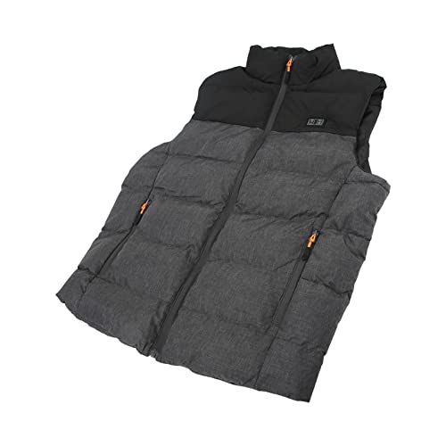 CFTGIW Chaleco Calefactable 1 áreas de Calefacción 3 Temperaturas de Engranajes Abrigo Calefactor USB Portátil Unisex Ligero para Invierno XXXXL Chaleco CalefactableChaleco Calefactor