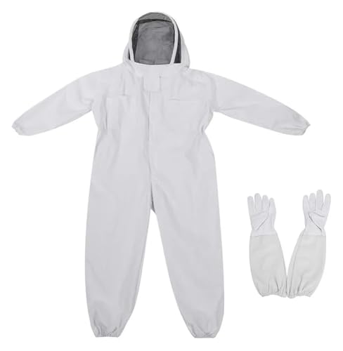 Chaqueta de apicultura antimordida XL con capucha protectora para evitar picaduras
