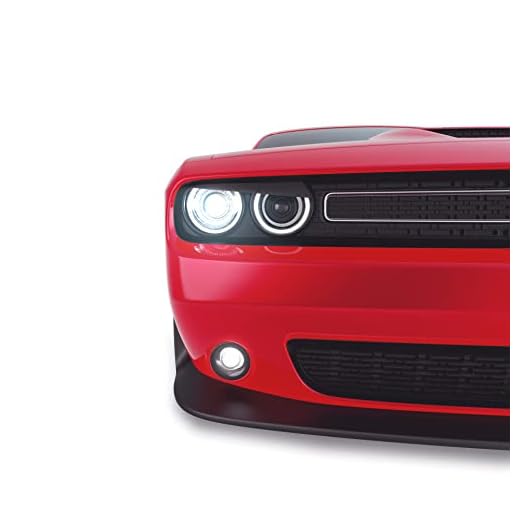 GRIDREADY Headlight eyelids for Dodge Challenger Accessories. Angry Eyes Covers attaches to Head Light Bezel. Fits sxt, gt, rt, Shaker, ta, scat Pack, SRT, 392, Hellcat, Demon, hemi etc.