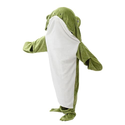 Pijama mono de rana, manta portátil para mujer, manta de cosplay de rana linda, manta portátil con capucha, mono de rana linda con capucha Cosplay Onesie, multicolor, M-150CM