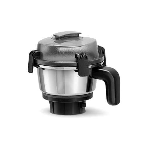 Image of Atomberg 0.5L Chutney Jar | Compatible with all Atomberg Mixer Grinders | Anti-Gravity Lid Locks for Hands-Free Operation | Ideal for Chutney and Dips