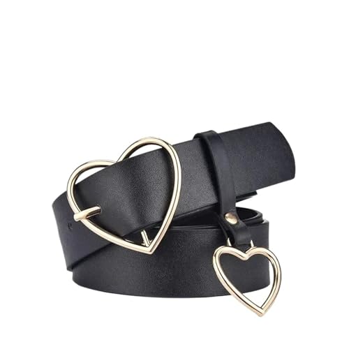 Creative Women Heart-shaped Buckle Waist Belt Version Buckle Personalized Jeans Waist Belt Accessories