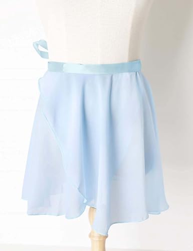 Image of Daydance Girls Women Sheer Ballet Skirts Wrap Chiffon Over Scarf for Dancing