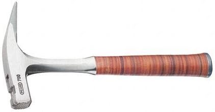 PICARD 79010 Leather Grip Hammer W/chkd Face,21 oz.