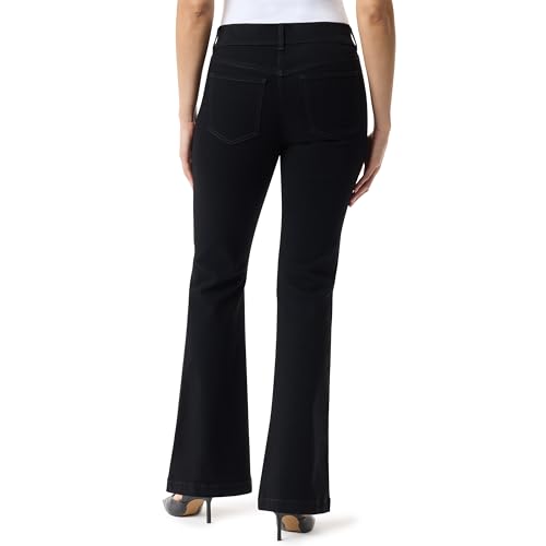Image of Gloria Vanderbilt Women's Shape Effect Pull On High Rise Flare Jeans