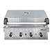 Barbeques Galore Turbo 32-inch 4-Burner Built-In BBQ Gas Grill - Natural Gas - BTH3221NG