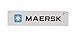 Walthers SceneMaster HO Scale Model of Maersk 40' Hi Cube Smooth Side Reefer Container