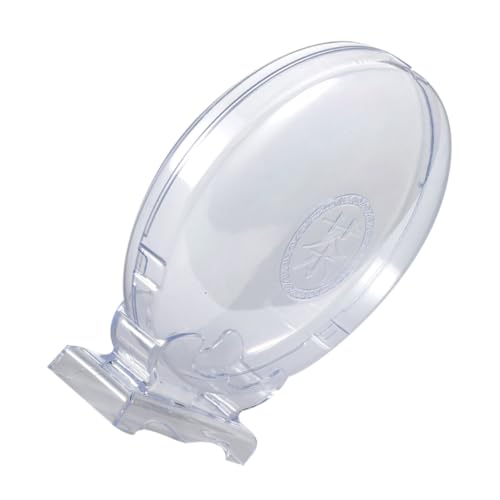 Hemobllo Tea Storage Box Transparent Home Tea Case with Solid Base for Display and Organization