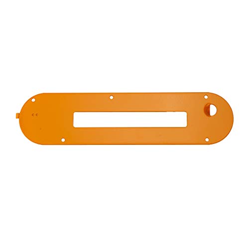 Image of POWERTEC 71420 Table Saw Dado Insert Compatible with Ridgid R4512 10 inch Cast Iron Table Saw, Oranage