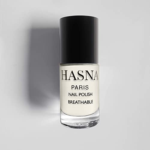 Hasna Paris - Vernis à Ongles Halal - Éco-Responsable - Brillance et Longue Tenue - Facile à Appliquer - 6ml (CREME) Cover