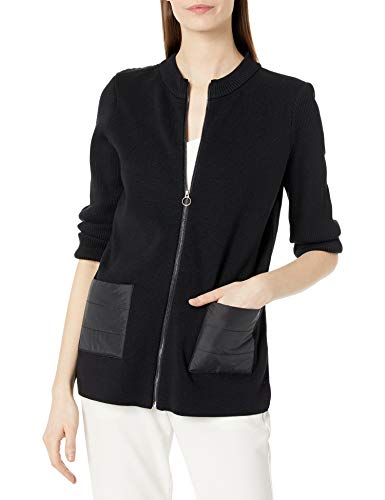 NIC+ZOE Women's Jacket, Black Onyx, Large