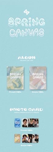 CD SEVENUS SPRING CANVAS Mini Album Kpop Photocard Poster - 2