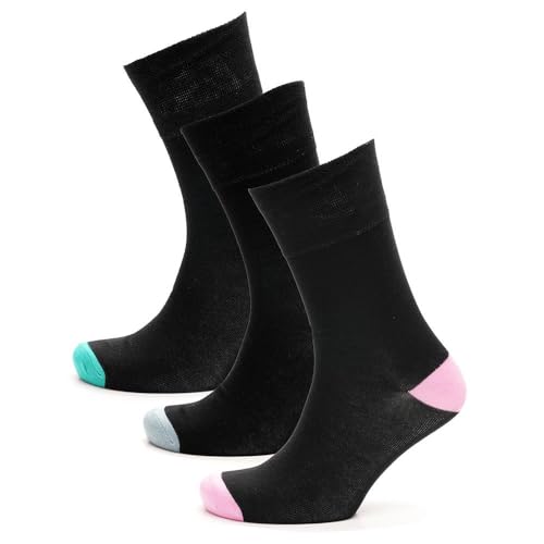 Chaussettes en bambou sans élastique pour soulager les jambes lourdes de femme
