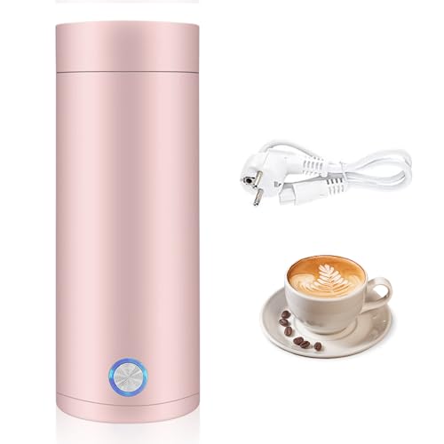 Aoreun Mini Bouilloire Electrique de Voyage, 400ml mini bouilloire de voyage portable, Fonction Arrêt automatique, bouilloire électrique de voyage en acier...