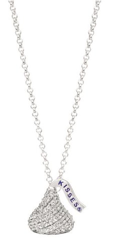Small Hershey's Kiss CZ 3-D Pendant