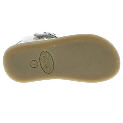 FOOTMATES Jasmine and Eco-Jasmine Waterproof Sandals for Girls and Boys with Slip-Resistant, Non-Marking Outsole and Strap Closure, Soft Gold Micro - 6 Infant (0-12 months)