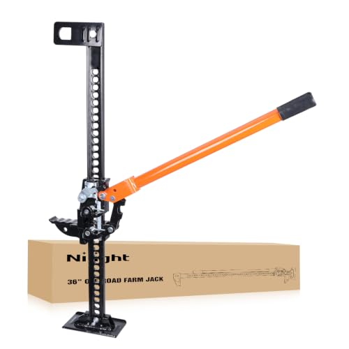 Image of Nilight Farm Jack 36 inch, Utility High Lift Ratcheting Off Road Jack | 7000 lbs /3 Ton Capacity
