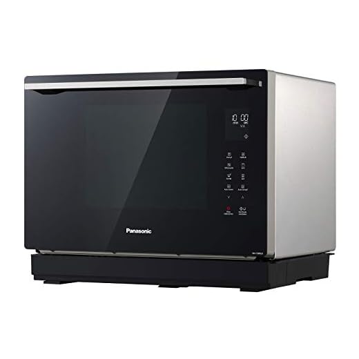 Panasonic Forno Microonde 4 in 1 Combinato, a Vapore, Inossidabile, Acciao inox nero