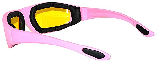 Image of OWL Motorcycle Riding Sport Sunglasses Assorted Color Multipacks, Unisex Foam Padded Wind Blocking Glasses UV400 Protection