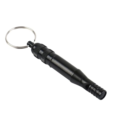 AMATHINGS Kubotan Selbstverteidigung Schlüsselanhänger mit ergonomischem Griff und Signal-Pfeife, Selbstverteidigung Waffen legal, Frauenverteidigung, Verteidigungswaffen für Frauen