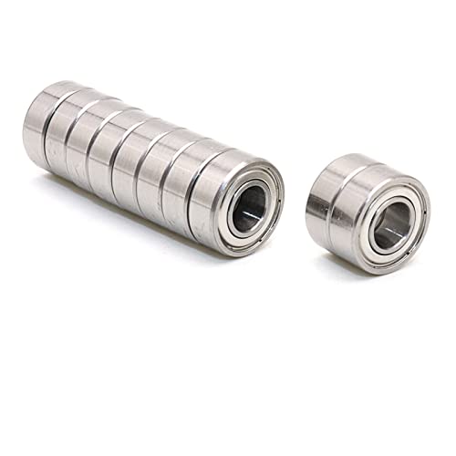 Roulement R-1650ZZ 5x16x5 à gorge profonde avec double blindage métallique anti-poussière x10