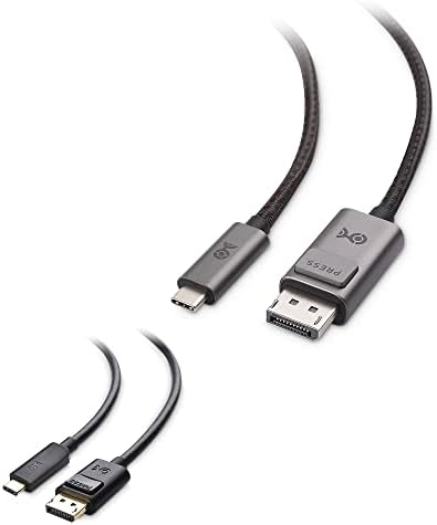 Cable Matters Foldable USB C Hub DisplayPort 1.4 with 4K 144Hz/8K 60Hz & HDR, 2x USB 1x USB-C, 100w Host Charging in Black, Compatible with Thunderbolt 4/ USB4, MacBook Pro, iPad Pro, XPS
