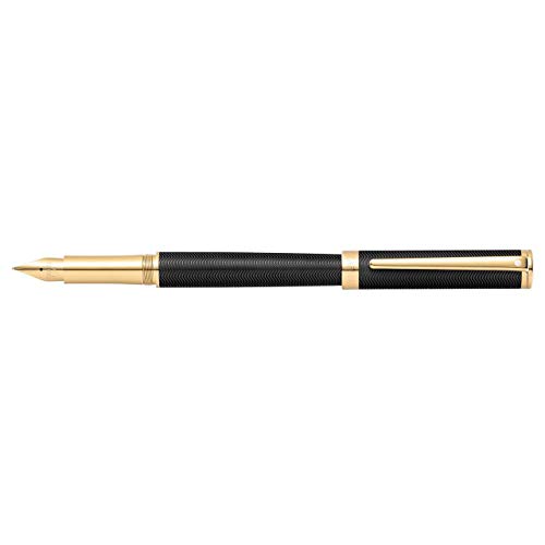 Sheaffer Intensity stylo plume haut de gamme noir mat et finitions chromées