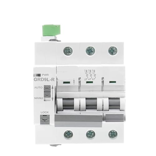 Disjoncteur miniature automatique GRD9L-R triphasé 3P 16A pour rail