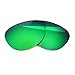 BlazerBuck Anti-salt Polarized Replacement Lenses & Nose Piece for Oakley Elmont L - Emerald Green