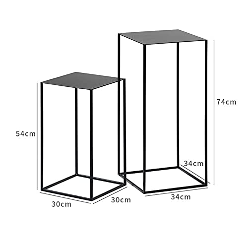 CompactRetangularSideTable,ModernAccentMóveisDisplayStandforDisplayingFlowerPossBlackGoldenandWhiteI