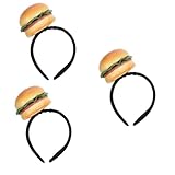 Baluue Lot De 3 Bandeaux À Hamburger Pour Cosplay Festival Décoration Culinaire Élégan...
