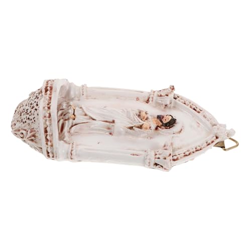 Garneck Fuente Sagrada Decorativo Decoración del hogar decoración de Gran tamaño decoración de Oro decoración de Pared decoración Espiritual decoración China Cabeza Falsa Resina