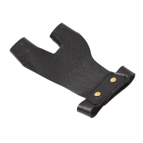 KAIXINXIN Archerys Glove 2 Fingers Leather Gloves Protector for Youth Adult Beginner Archers Glove