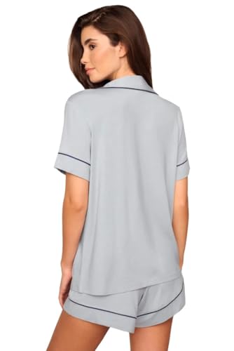 Image of Eberjey Gisele Rib Relaxed Short PJ Set