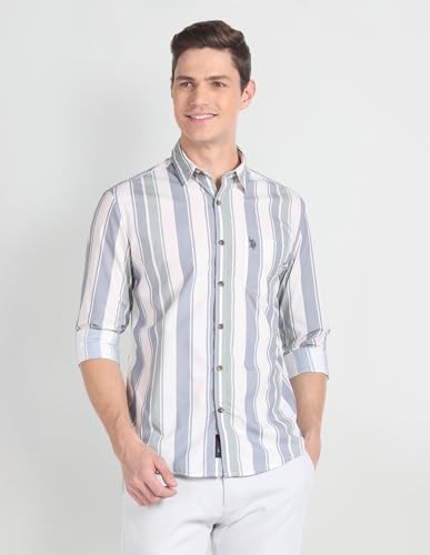Image of U.S. POLO ASSN. Men's Cotton Regular Fit Shirt