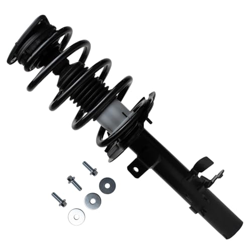 Image of Detroit Axle - 4pc Struts Kit for Ford Escape 2014-2019, 2 Rear Shock Absorbers Assembly 2 Front Struts & Coil Spring 2015 2016 2017 2018 Replacement