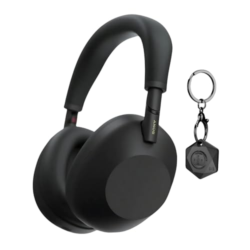 Image of Sony Wh 1000xm6 Wireless Noise Canceling Headphones (Black, 2 Items) | Includes Finder Key Chain, QN3 Noise-Canceling, 12 Adaptive Mics, Up to 30-Hr Battery, Multipoint