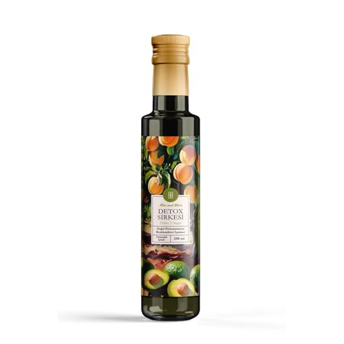 Detox Sirkesi - Doğal Fermantasyon; Katkısız, 250 ml, %100 Doğal