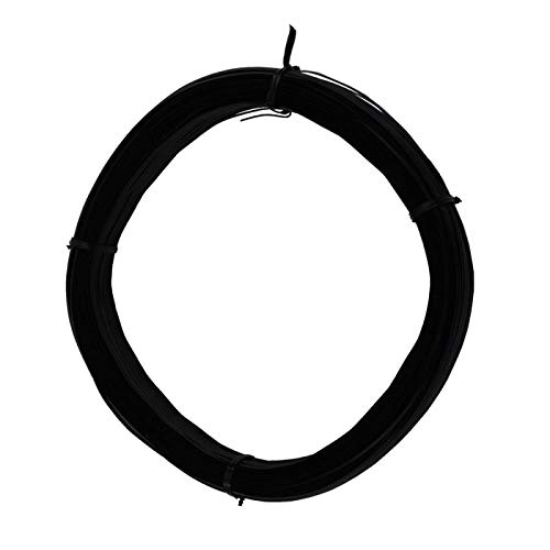 Preisvergleich Produktbild Faconet® Twist Ties Twistband Kabelbinder Tütenverschluss Beutelverschluss, Bindedraht aus Kunststoff mit innenliegender Drahteinlage (100 Meter, Schwarz)