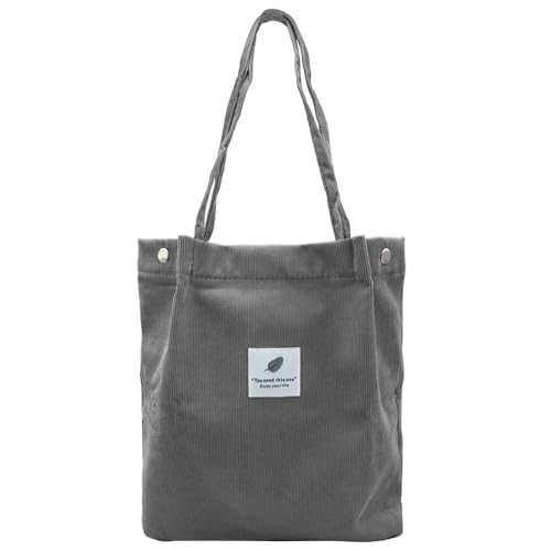 YDHfdc Tote Bag Tecido de Grande Capacidade Sacos de Tecido Lazer Bolsa de Veludo Feminina Listras Coloridas Bolsa de Tecido Sacos Shopper para Viagens Diárias, Escritório, Escolares, Compras