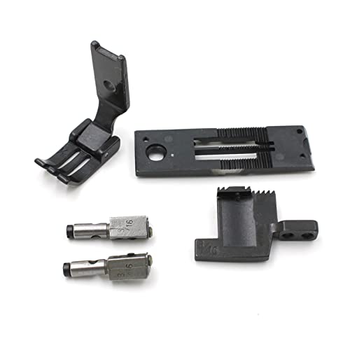 NWQSUQ 1 Configurar piezas de la máquina de coser hermano Conjunto de calibre LT2-B845 Placa de ajuste de corte de hilo automático Placa de alimentación Perro Abrazadera Pendientes Pie Cover