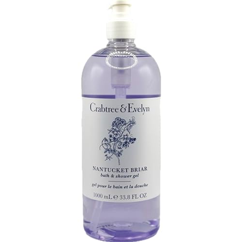 Crabtree & Evelyn Nantucket Briar Bath and Shower Gel, 33.8 Fl Oz