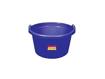 ARISTO Plastic Tub, Blue, 31.5L, (48 x 48 x 29.5 cm)