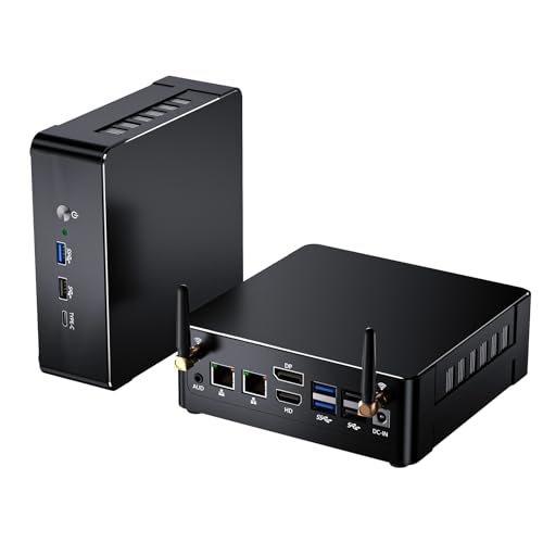 msecore Mini PC with Core i9-13900H, up to 5.4GHz, 32G RAM 512G PCIE4.0 SSD Desktop, Dual Nic, 2.5G LAN, Wi-Fi 6e, 1*DP, 1*HDMI, 1*USB-C, Triple Screen, 8K, VESA, Windows 11 Pro
