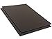Kunststoffplatte ABS 1mm Schwarz 1000x500mm (100cm x 50cm) Acrylnitril-Butadien-Styrol - Made in Germany - Einseitige Schutzfolie - Top Qualität