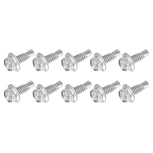 Tornillos Autoperforantes Hexagonales #12 x 5/8, 25 unidades miniatura 1